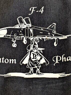 very nice vintage f-4 phantom phanatic mens 2xl west ark made in USA  jacket